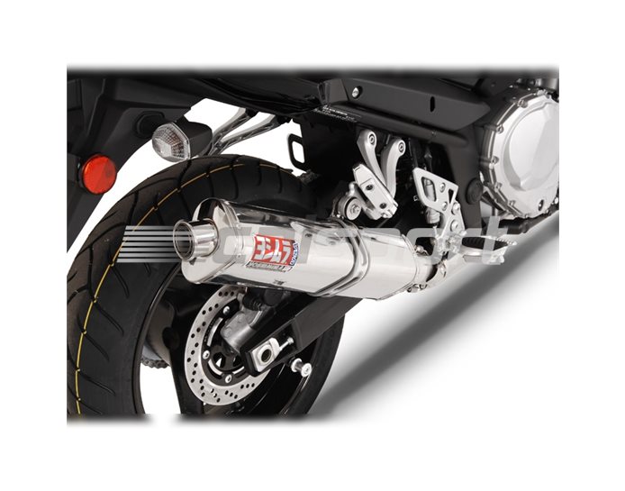 1126265 - Yoshimura Stainless Tri-Oval Slip-on - Race Series - Removable Baffle
