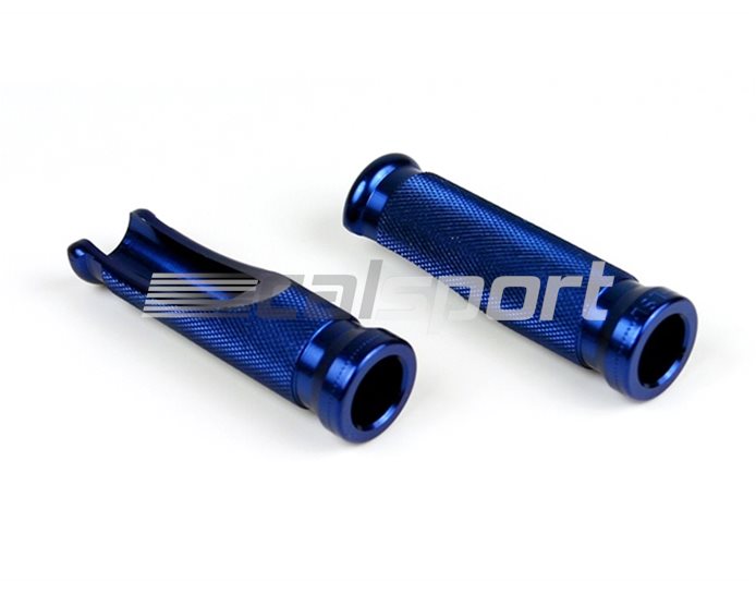 LSL Sport Footpegs - For Use With LSL Folding Joints or Rearsets - Transparent Blue