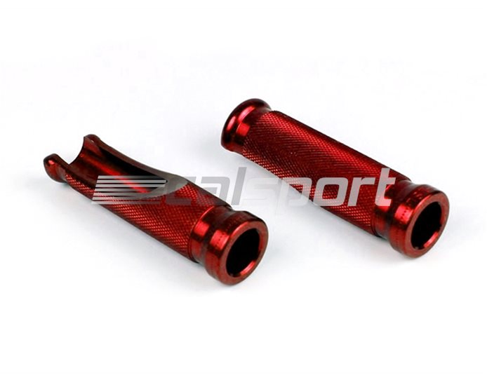 115-01RT - LSL Sport Footpegs - For Use With LSL Folding Joints or Rearsets - Transparent Red