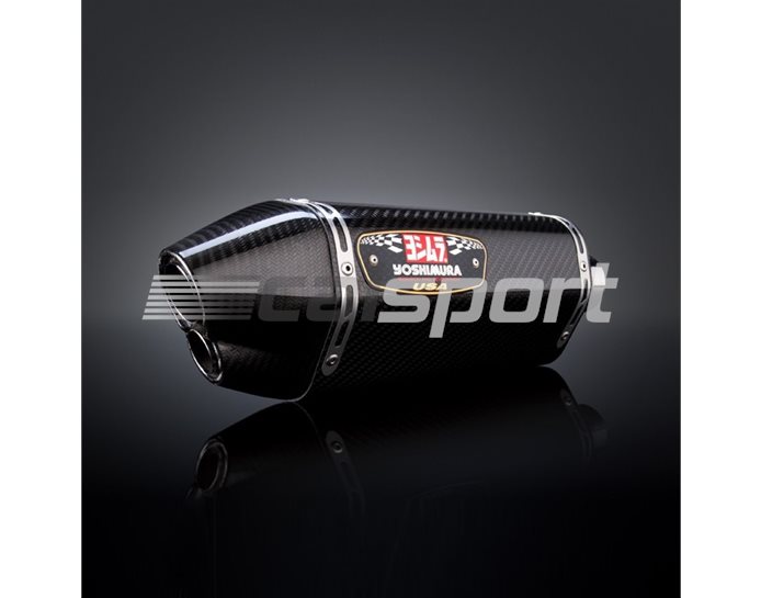 1160003221 - Yoshimura Carbon R-77D Full System - Stainless Header - Carbon End Cap - Race (removable Baffle)