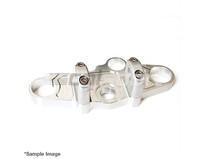 120B028 - LSL Superbike Conversion, Complete replacement top yoke, Silver