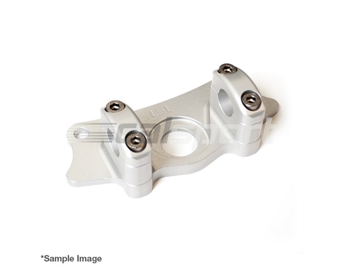 120Y087H - LSL Superbike Conversion, One piece adapter plate, silver