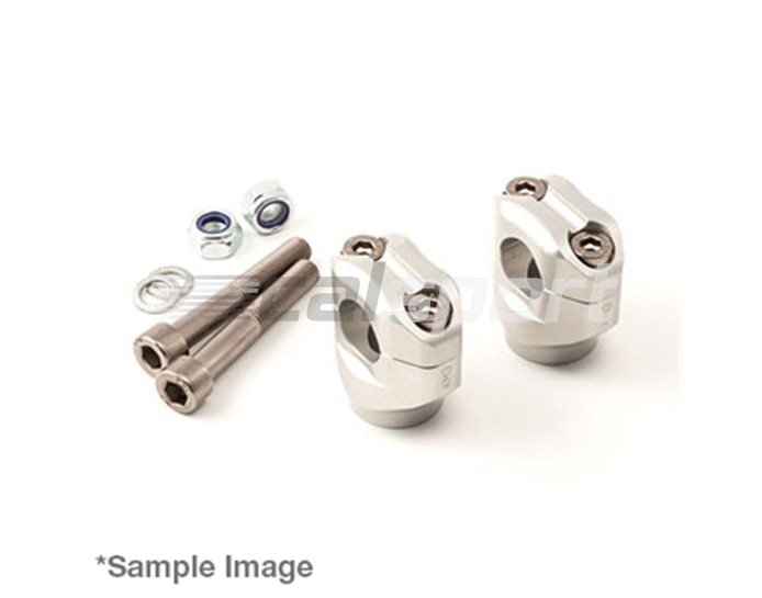121M013SI - LSL 22.2mm replacement handlebar clamps, Silver (black or silver available) - rise +0mm