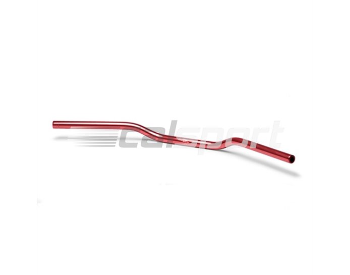 122AN01RT - LSL Superbike Flat - low rise 22.2mm aluminium handlebar, Transparent Red
