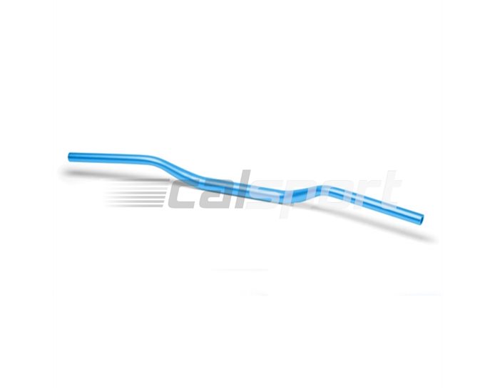 128AX00BL - LSL Cross Bar - medium rise 28.6mm aluminium taper handlebar (X-Bar), Transparent Blue