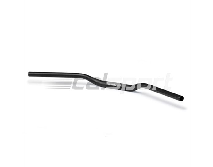LSL Superbike Flat - medium rise 28.6mm aluminium taper handlebar (X-Bar), Black