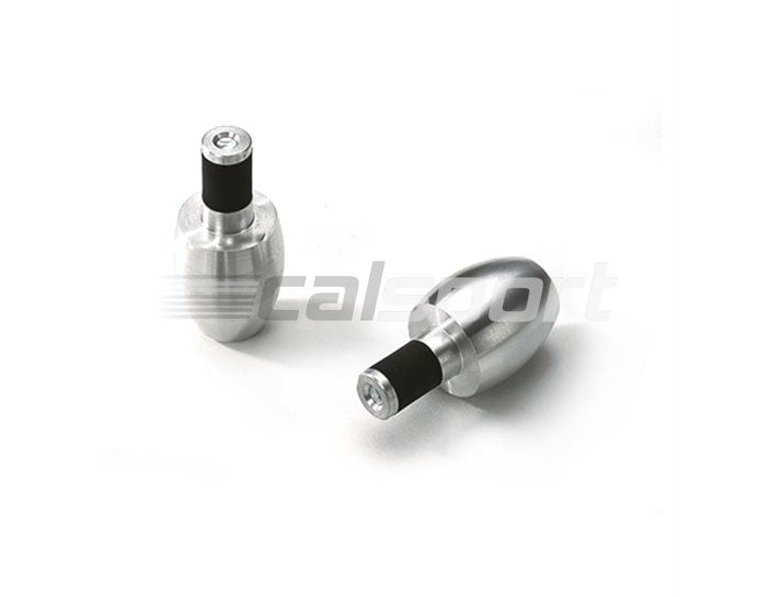 135-003FCR - LSL Elliptical bar end weights, pair, steel, Chrome (other colours available) - for X-Bar (28.6mm) and 22.2mm aluminium bars