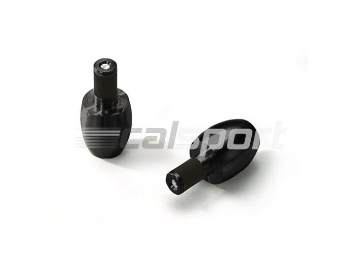 LSL Elliptical bar end weights, pair, steel, Black (other colours available) - for X-Bar (28.6mm) and 22.2mm aluminium bars