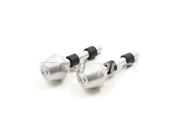 135-008SI - LSL Touring bar end weights, pair, Steel, Silver (other colours available)