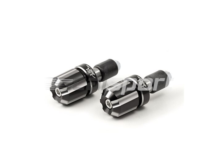 135-D07SI - LSL Dual Dise bar end weights, pair, Aluminium, Silver (other colours available) - fits most bars with 14-18mm internal diameter
