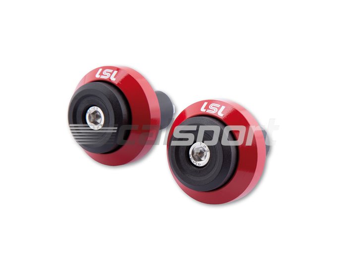 136-GL01SR - LSL Gonia Bar End Weight Aluminium, pair, Signal Red (other colours available) - for X-Bar (28.6mm) and 22.2mm aluminium bars
