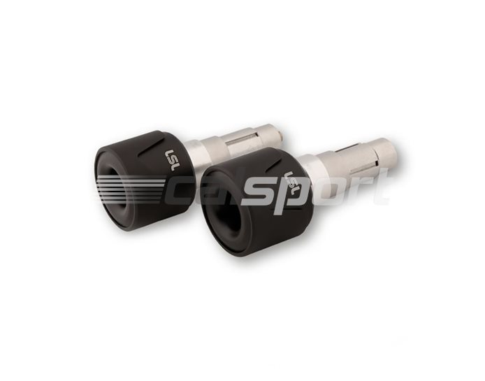 LSL Nova RS bar end weight, Aluminium, Black (other colours available) - fits most hollow bars with 12-22mm internal diameter