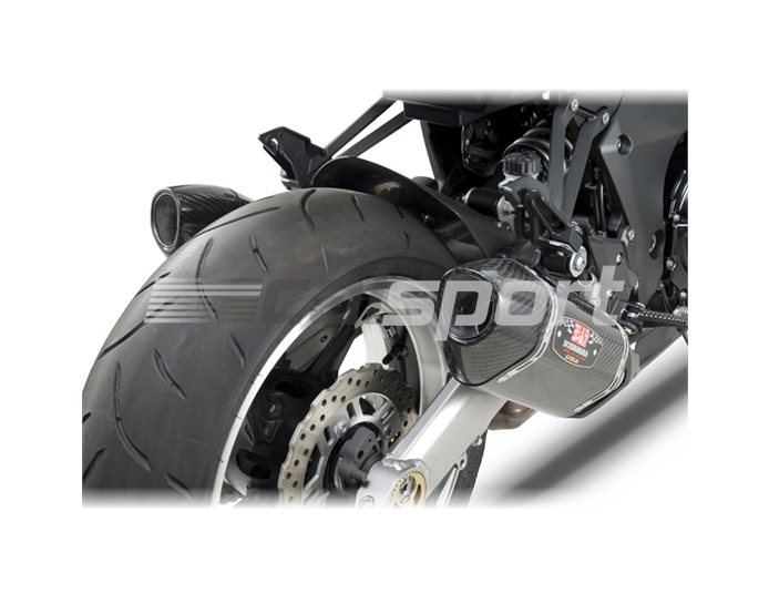 1412202 - Yoshimura Carbon R77 Slip Ons (pair) With Carbon Coned End Cap - Race (removable Baffle)