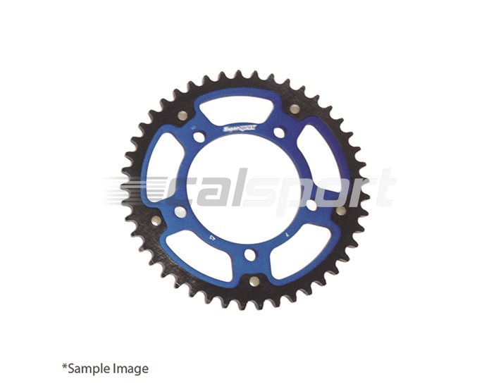 1489-41-BLUE - Supersprox Stealth Sprocket, Anodised Alloy, Blue Centre, 41 teeth