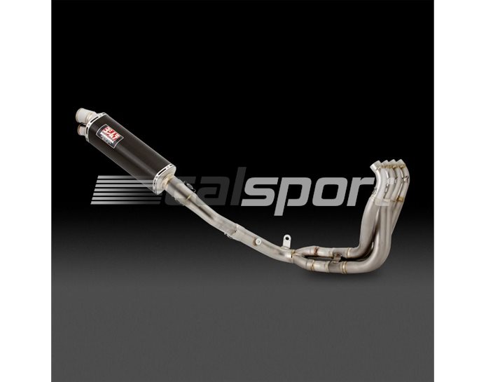 150-519A5990 - Racing Exhaust System - Stainless 4-2-1 Tri-Oval Dual Exit (SC) - For MFJ 105dB Regulation