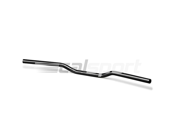 LSL Street Bar - medium rise 25.4mm (inch) steel handlebar, Black