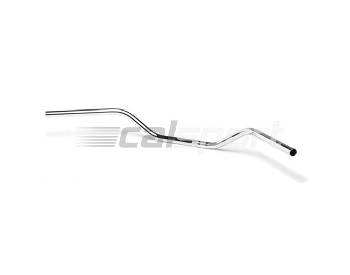 LSL Butterfly - high rise 25.4mm (inch) steel handlebar, Chrome - Harley Dimple