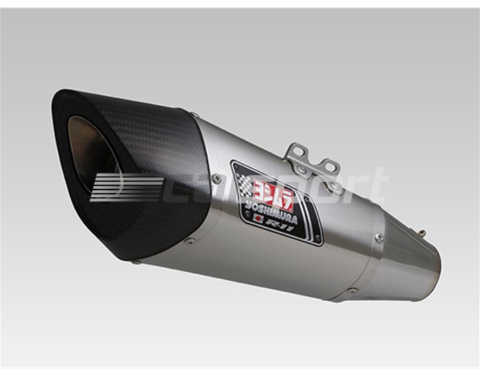 1A0-196-5E50 - Yoshimura Stainless R-11 Slip On Kit - Includes Collector Box Heat Shield - Yoshimura Japan - Road-Legal (Removable Baffle)