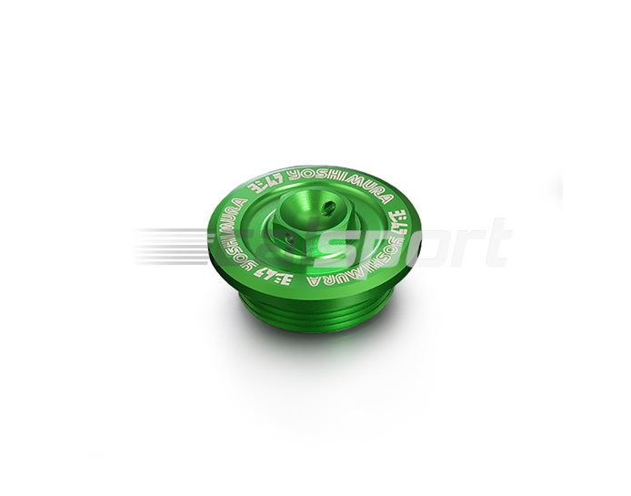 Yoshimura Japan Racing Oil Filler Cap - Green (Other Colours Available)