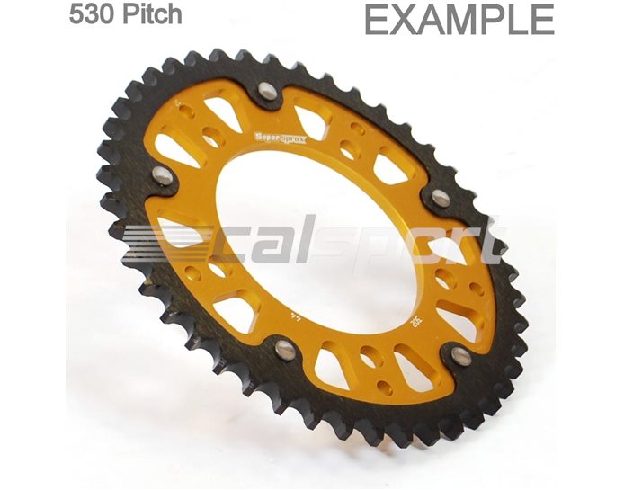 302-39 - Supersprox Stealth Sprocket, Anodised Alloy, Gold Centre, 39 teeth
