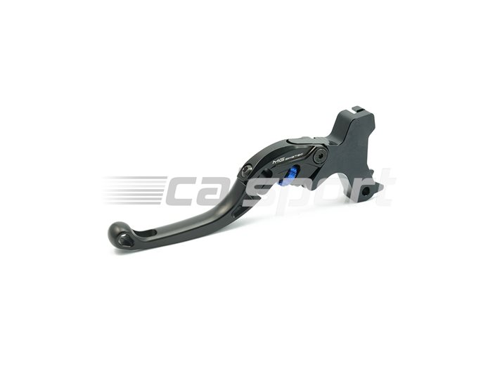 4224-086008 - MG Biketec ClubSport Clutch Lever, short - black with Blue adjuster