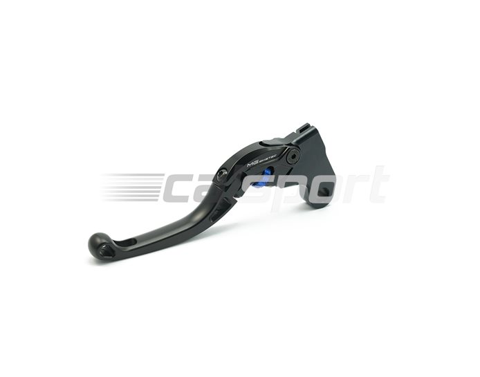 4224-257016 - MG Biketec ClubSport Clutch Lever, short - black with Blue adjuster