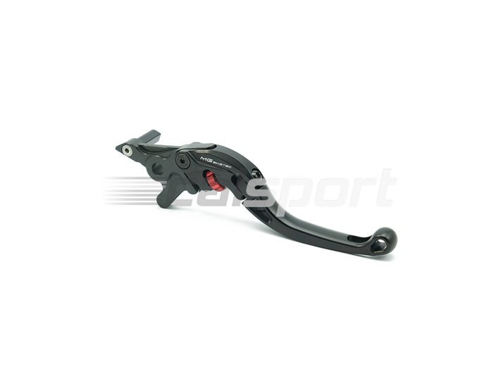 4233-066009 - MG Biketec ClubSport Brake Lever, short - black with Red adjuster