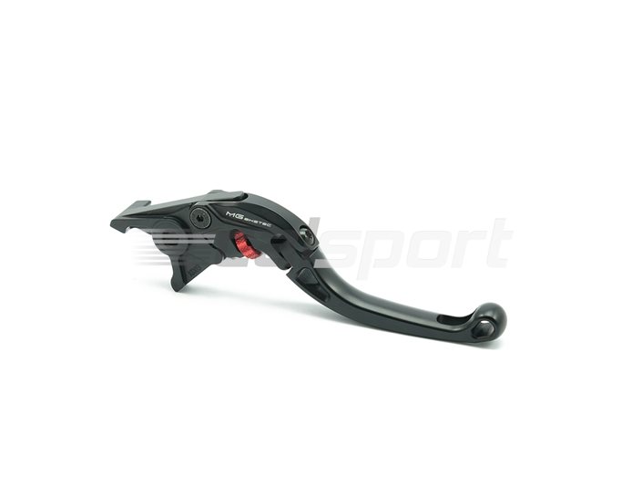 4233-365007 - MG Biketec ClubSport Brake Lever, short - black with Red adjuster