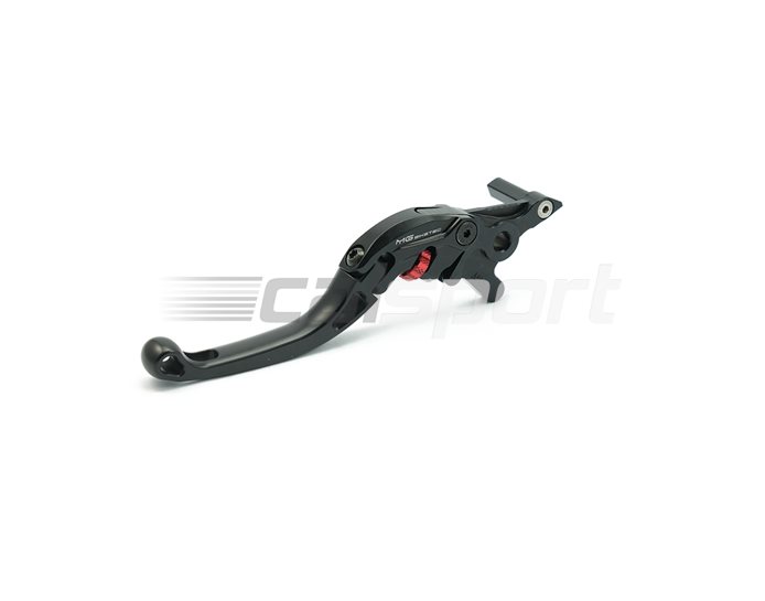 4234-066009 - MG Biketec ClubSport Clutch Lever, short - black with Red adjuster
