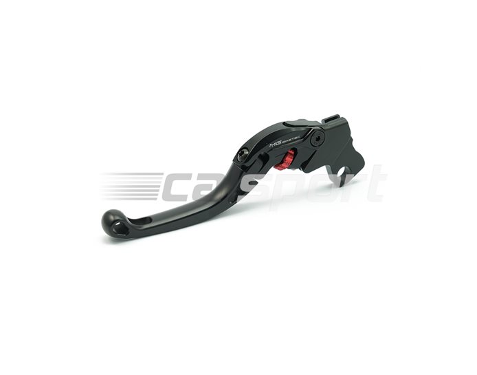 4234-155013 - MG Biketec ClubSport Clutch Lever, short - black with Red adjuster