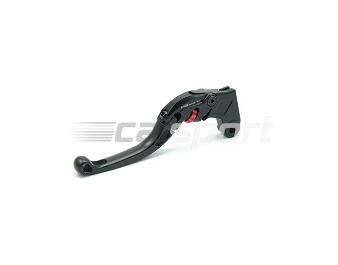 4234-257018 - MG Biketec ClubSport Clutch Lever, short - black with Red adjuster