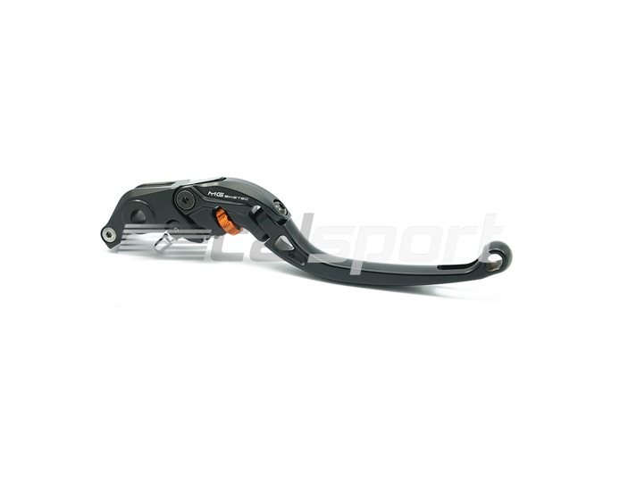 4271-157008 - MG Biketec ClubSport Brake Lever, long - black with Orange adjuster
