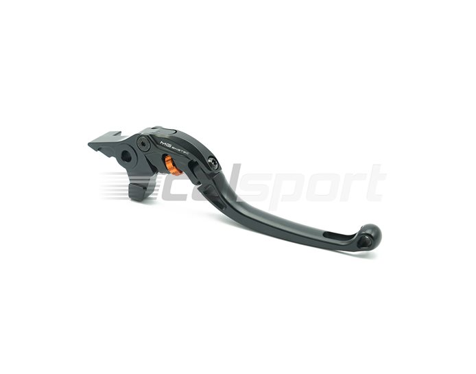 4271-258099 - MG Biketec ClubSport Brake Lever, long - black with Orange adjuster