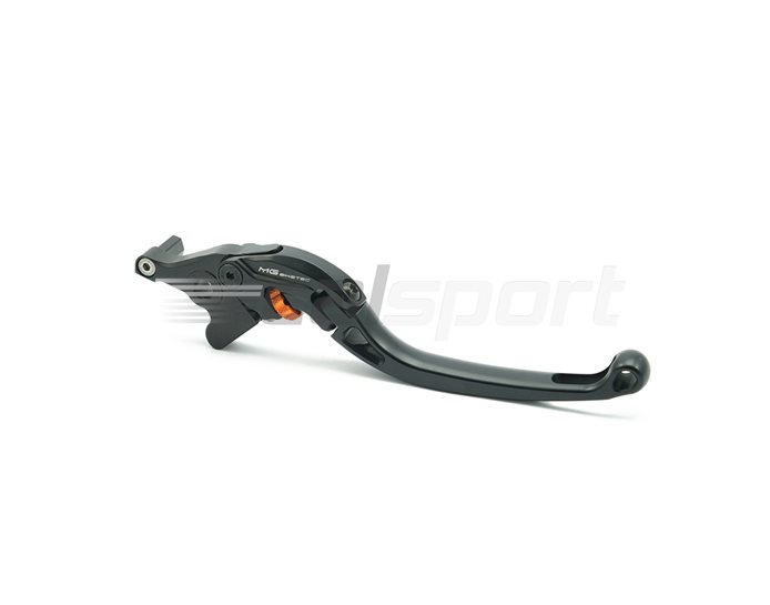 4271-362508 - MG Biketec ClubSport Brake Lever, long - black with Orange adjuster