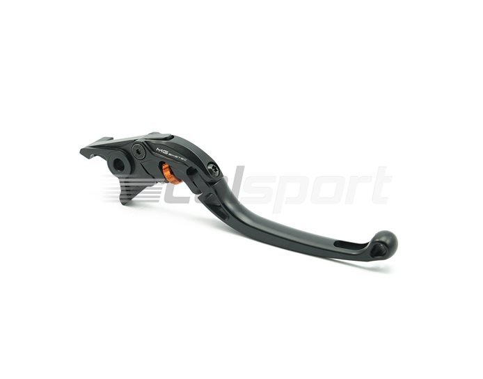 4271-365007 - MG Biketec ClubSport Brake Lever, long - black with Orange adjuster
