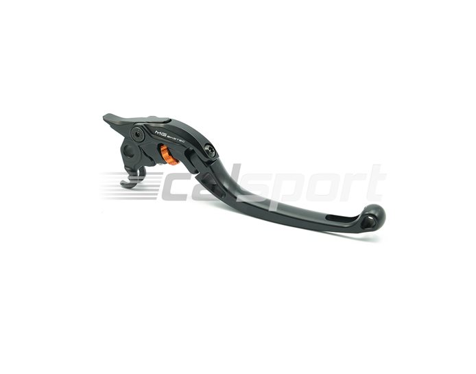 4271-652094 - MG Biketec ClubSport Brake Lever, long - black with Orange adjuster