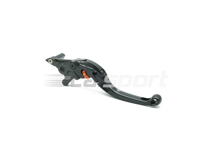 4273-066009 - MG Biketec ClubSport Brake Lever, short - black with Orange adjuster