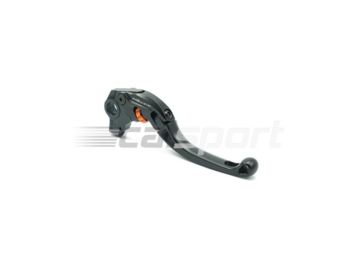 4273-155008 - MG Biketec ClubSport Brake Lever, short - black with Orange adjuster