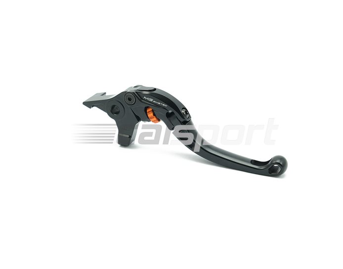 4273-365012 - MG Biketec ClubSport Brake Lever, short - black with Orange adjuster