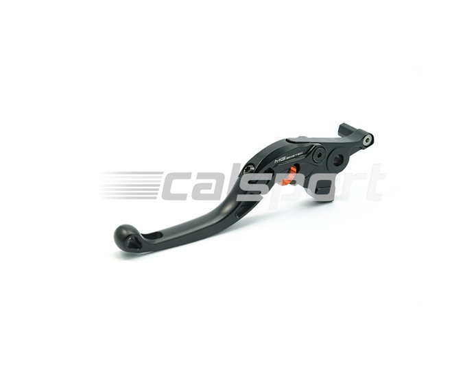 4274-993010 - MG Biketec ClubSport Left Brake Lever, short - black with Orange adjuster