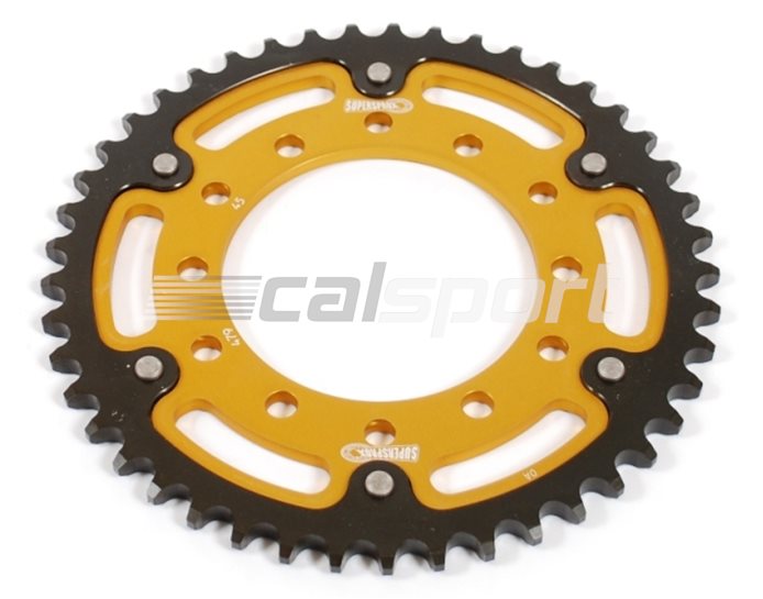 479-45 - Supersprox Stealth Sprocket, Anodised Alloy, Gold Centre, 45 teeth