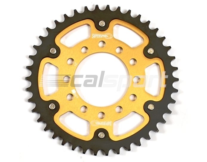 488-41 - Supersprox Stealth Sprocket, Anodised Alloy, Gold Centre, 41 teeth
