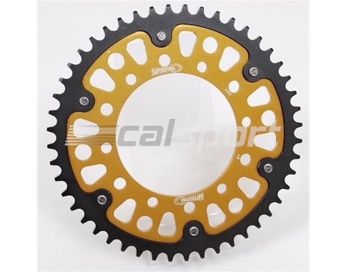 499-48 - Supersprox Stealth Sprocket, Anodised Alloy, Gold Centre, 48 teeth