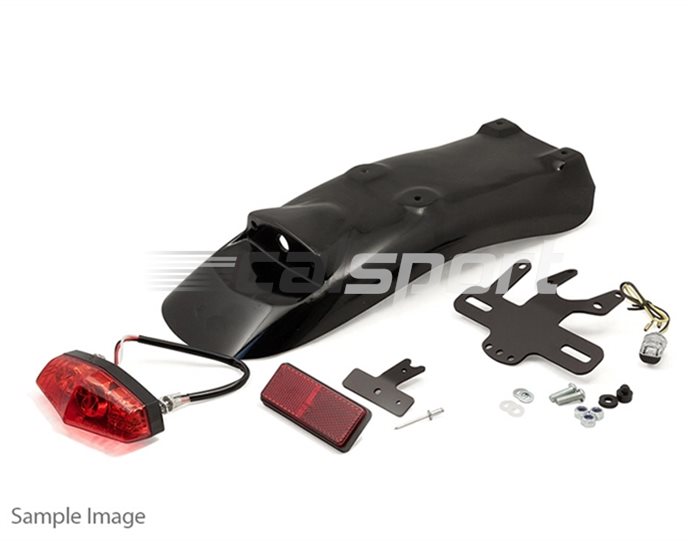 LSL GRP Rear Fender With Rear Light And Plate Holder (Supplied Unpainted)