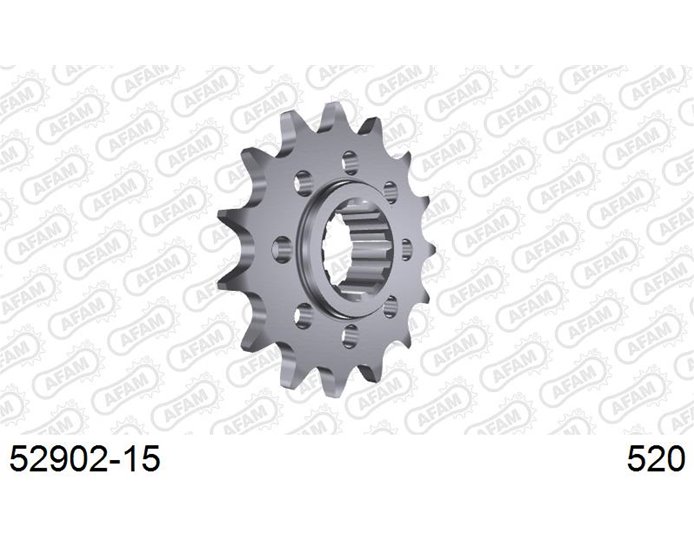 AFAM Front Sprocket, 520 conversion, Steel, inc PCD4,R Final Edition PCD4 - 15T (orig size)