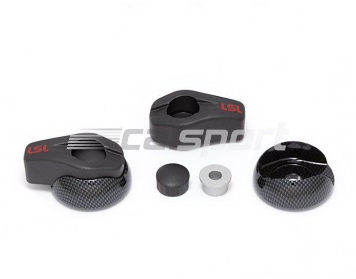 550-002CA - LSL Crash Pads - PU Insert With Gloss Carbon Surround (LSL Mount Kit Required)