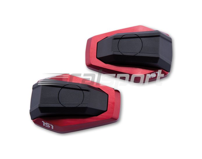 550-G01RT - LSL GONIA Crash Pads - PU Insert With Transparent Red Surround (LSL Mount Kit Required)