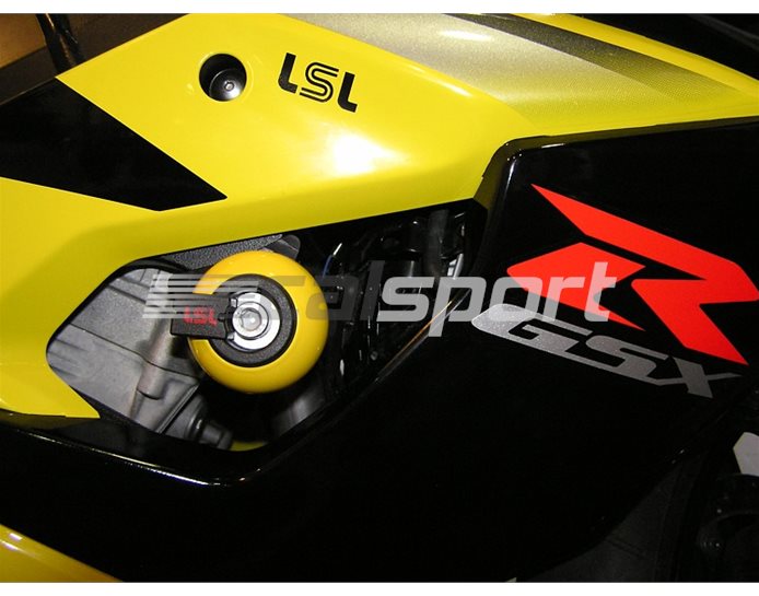 LSL Crash Pad Mount Kit, screwed to frame - (Left  Fairing Must Be Modified/Cut)