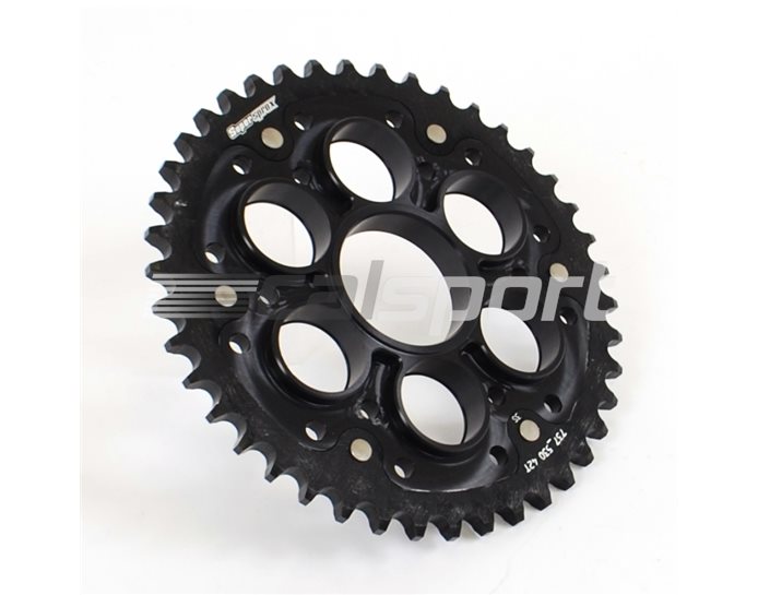Supersprox Stealth Sprocket, Anodised Alloy, Black Centre, 40 teeth