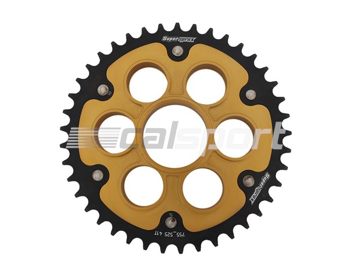 755-525-41 - Supersprox Stealth Sprocket, Anodised Alloy, Black Centre, 41 teeth